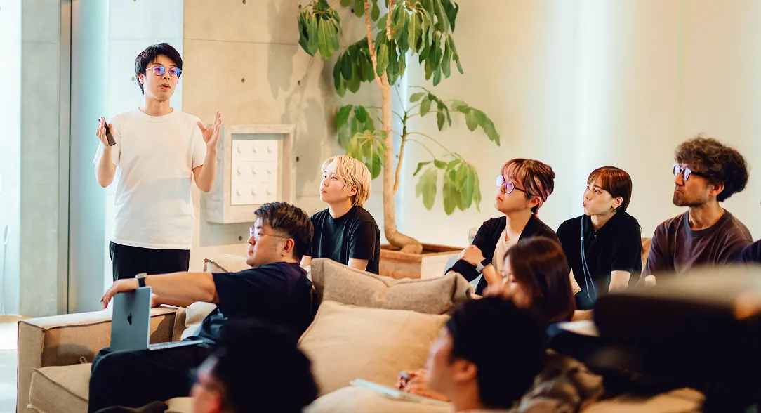 オフィスでのプレゼンテーション