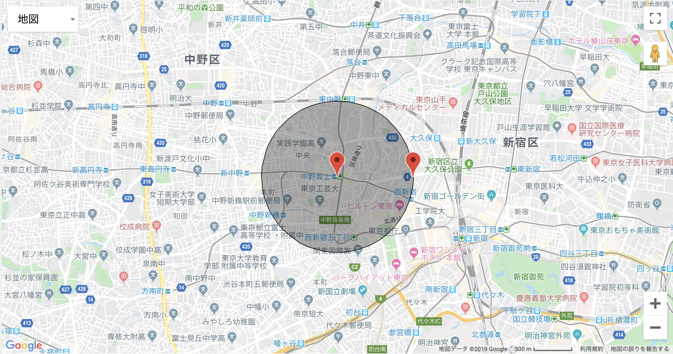 中野坂上_map