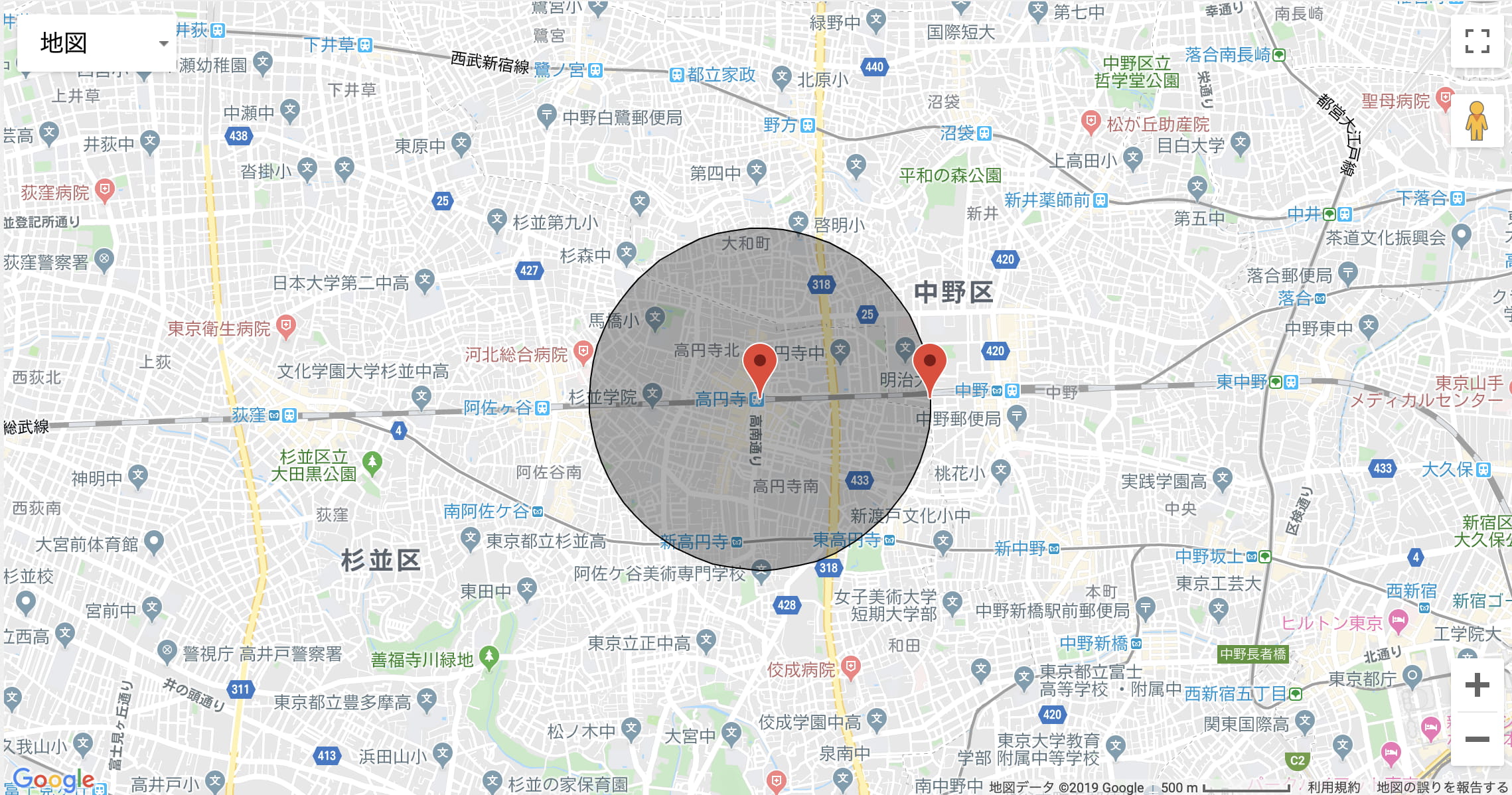 高円寺_map